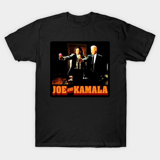 Joe And Kamala - Democratic Ice Cream Solid T-Shirt by TeeLabs